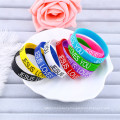 Factory Custom Color Logo Brand Luminous Exquisite Bracelet Silicone Wristband